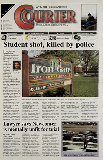 Courier front page