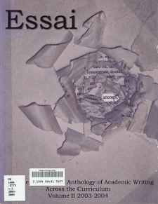 ESSAI volume 2 cover