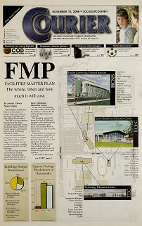 front page of Courier newspaper