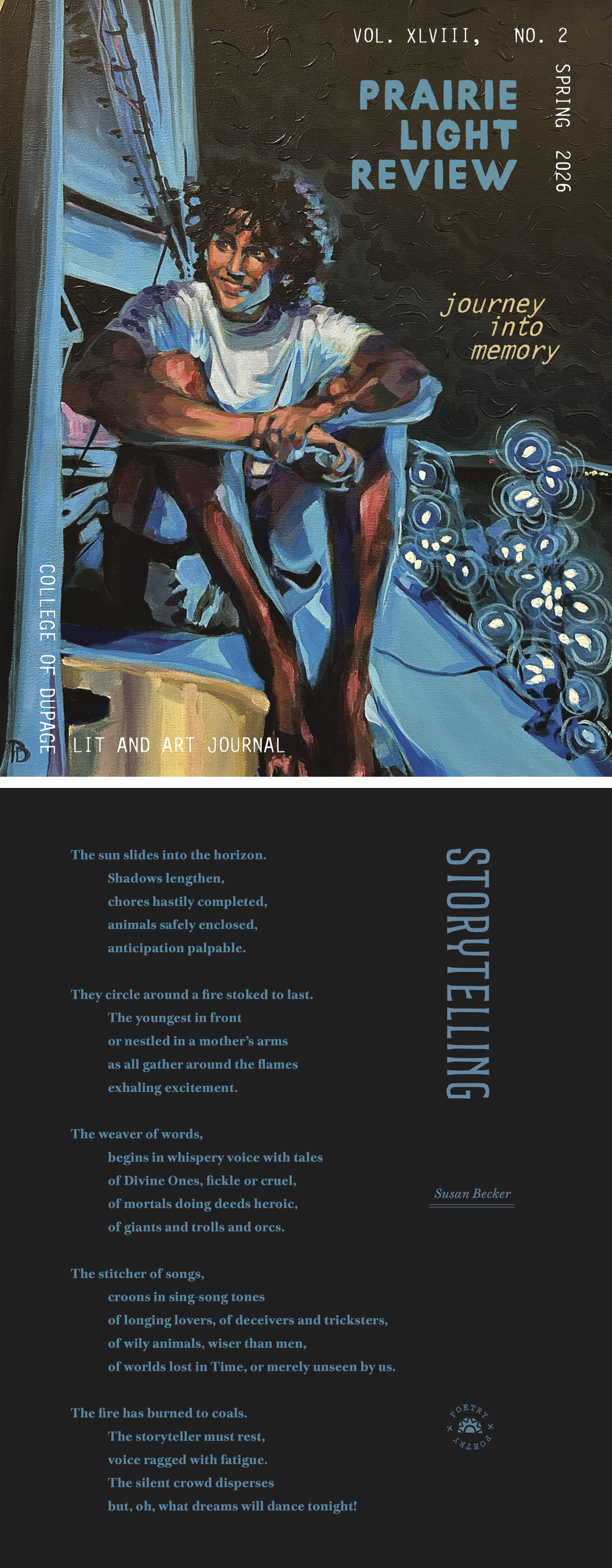 front and back cover of Prairie Light Review